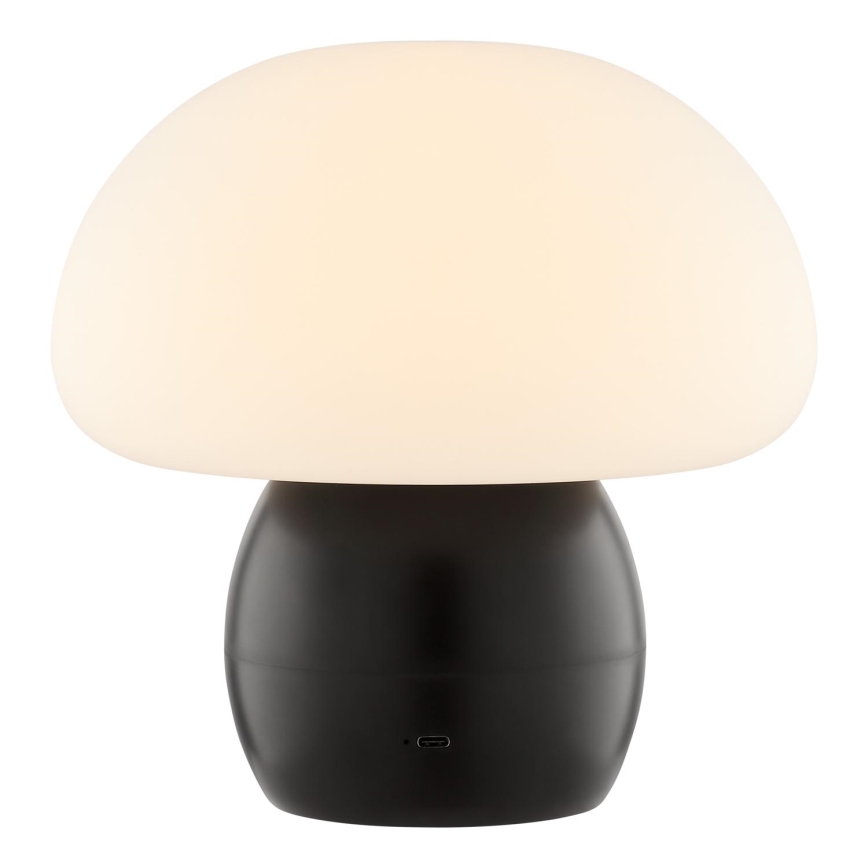 Brilliant - Lámpara de sobremesa táctil LED recargable y regulable DUPIS LED/2W/5V 2700K 1800 mAh negra