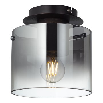Brilliant - Lámpara de techo BETH 1xE27/60W/230V negra/ahumada