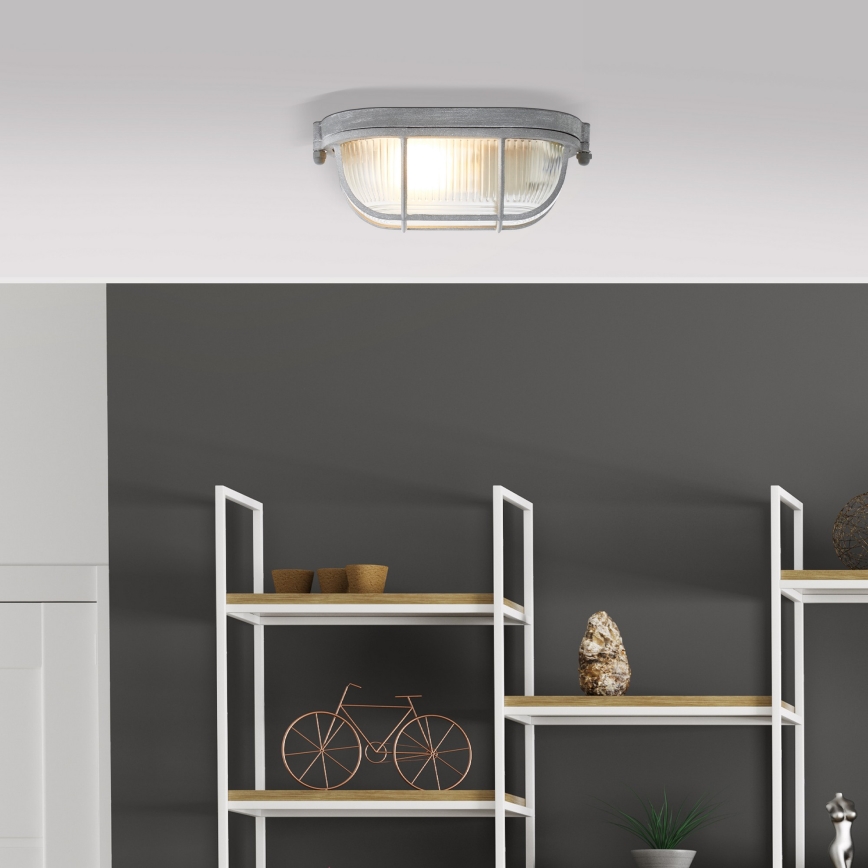 Brilliant - Lámpara de techo BOBBI 1xE27/40W/230V gris