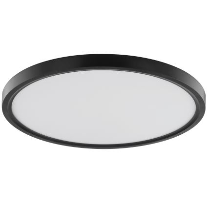 Brilliant - Plafón LED de techo GALO con sensor de movimiento y sensor crepuscular LED/26W/230V, diámetro 40 cm, negro