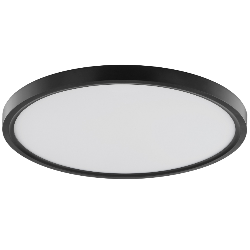 Brilliant - Plafón LED de techo GALO con sensor de movimiento y sensor crepuscular LED/26W/230V, diámetro 40 cm, negro