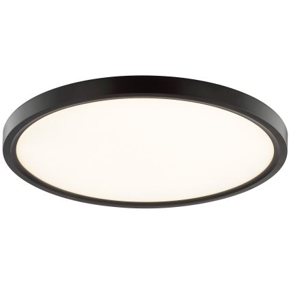 Brilliant - Plafón LED de techo GALO con sensor de movimiento y sensor crepuscular LED/26W/230V, diámetro 40 cm, negro