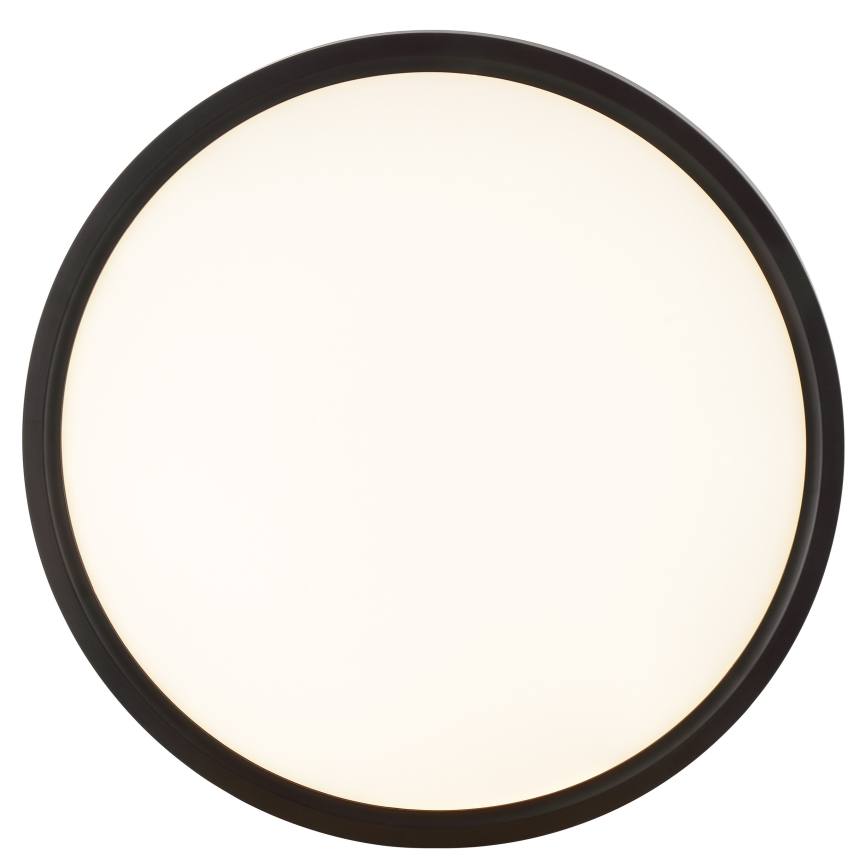 Brilliant - Plafón LED de techo GALO con sensor de movimiento y sensor crepuscular LED/26W/230V, diámetro 40 cm, negro