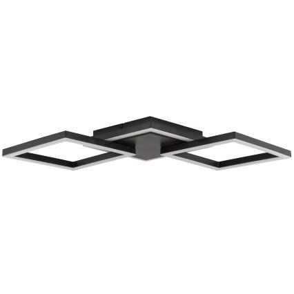 Brilliant - Lámpara de techo LED JORVIC LED/21W/230V 28x61,5 cm negra