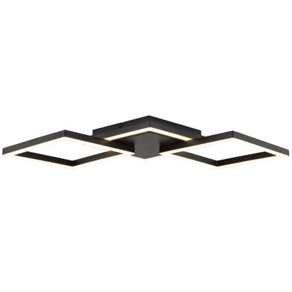 Brilliant - Lámpara de techo LED JORVIC LED/21W/230V 28x61,5 cm negra