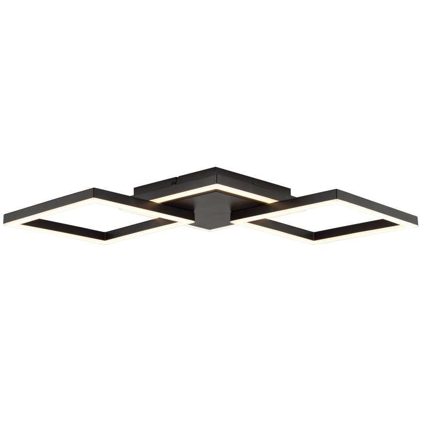 Brilliant - Lámpara de techo LED JORVIC LED/21W/230V 28x61,5 cm negra