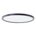 Brilliant - Lámpara de techo LED MILTON LED/18W/230V, diámetro 29,3 cm, negra