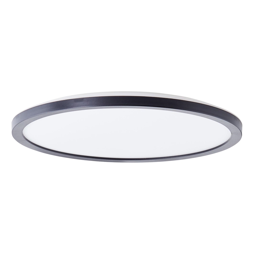 Brilliant - Lámpara de techo LED MILTON LED/18W/230V, diámetro 29,3 cm, negra