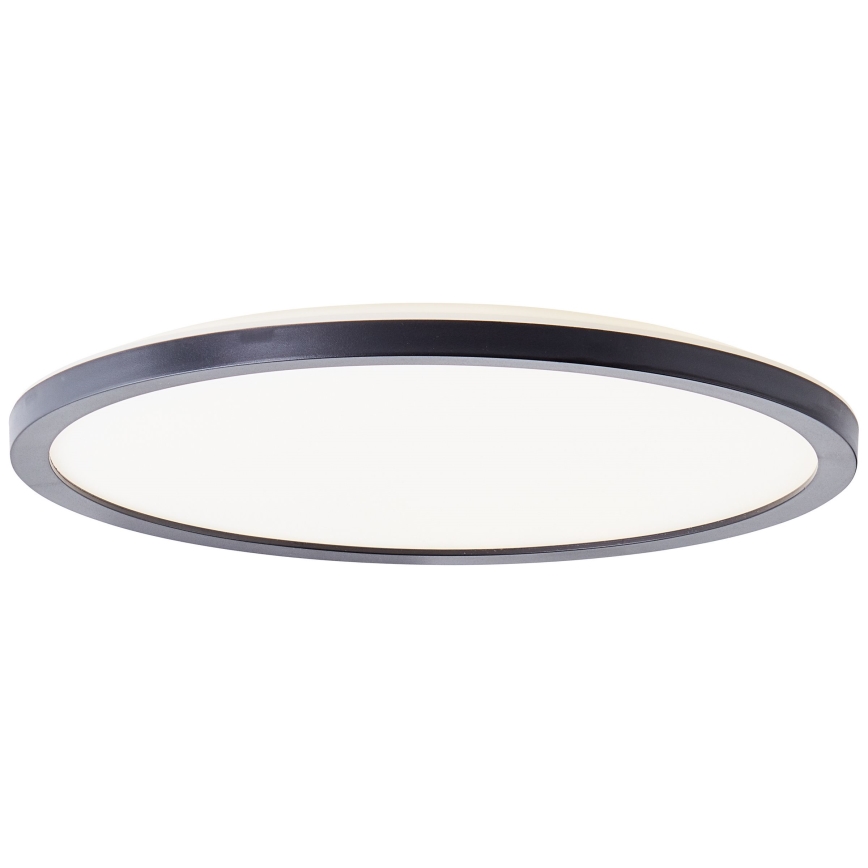 Brilliant - Lámpara de techo LED MILTON LED/18W/230V, diámetro 29,3 cm, negra