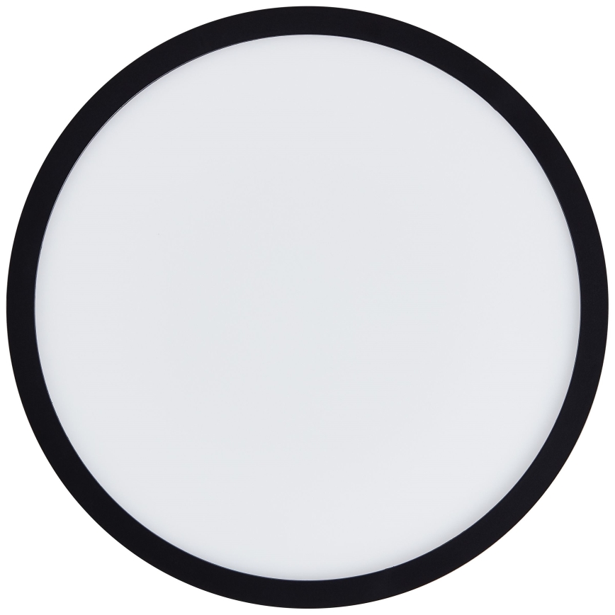 Brilliant - Lámpara de techo LED MILTON LED/18W/230V, diámetro 29,3 cm, negra