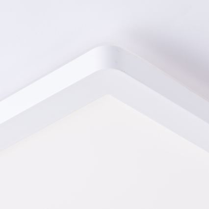 Brilliant - Lámpara de techo LED MILTON LED/24W/230V 42x42 cm blanco