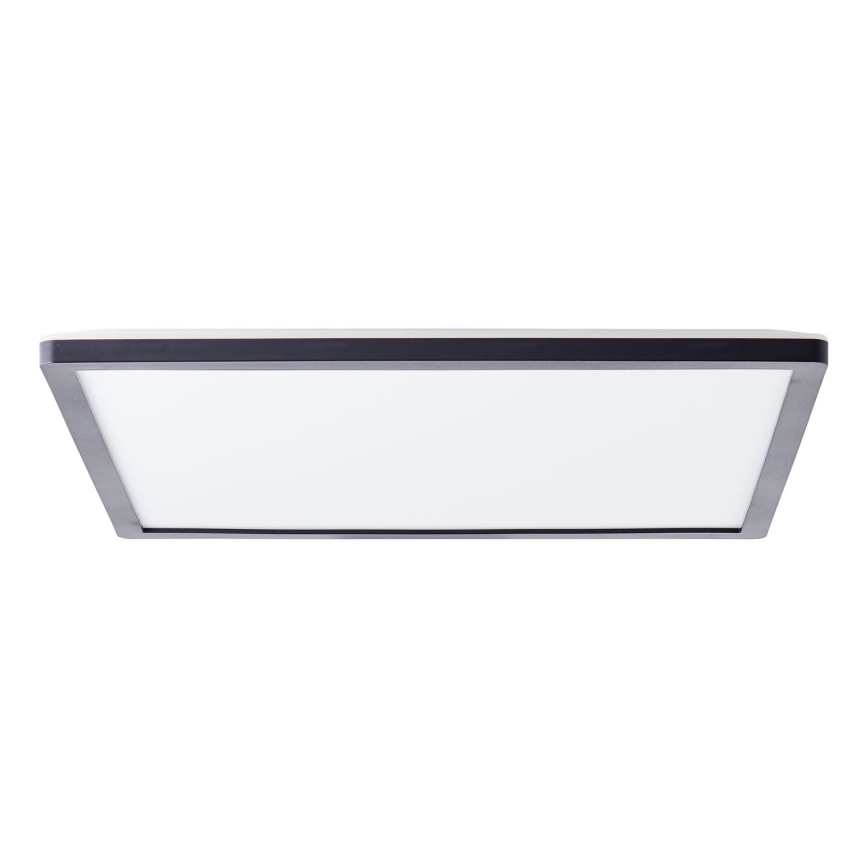 Brilliant - Lámpara de techo LED MILTON LED/24W/230V 42x42 cm negra