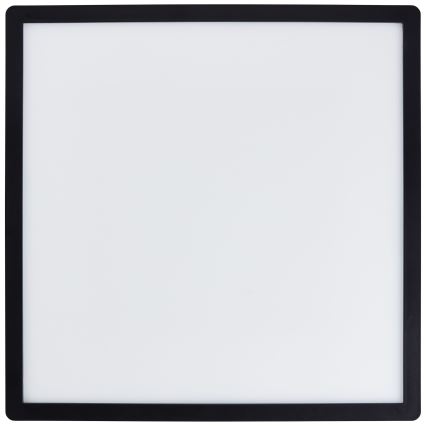 Brilliant - Lámpara de techo LED MILTON LED/24W/230V 42x42 cm negra