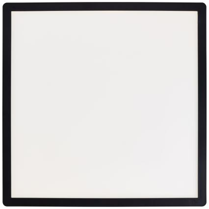 Brilliant - Lámpara de techo LED MILTON LED/24W/230V 42x42 cm negra