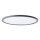 Brilliant - Lámpara de techo LED MILTON LED/24W/230V Ø 42 cm negra