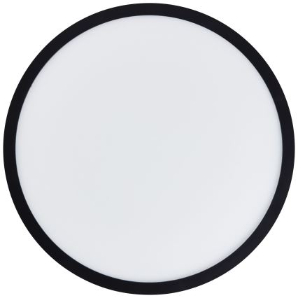 Brilliant - Lámpara de techo LED MILTON LED/24W/230V Ø 42 cm negra