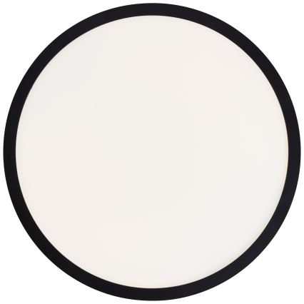 Brilliant - Lámpara de techo LED MILTON LED/24W/230V Ø 42 cm negra