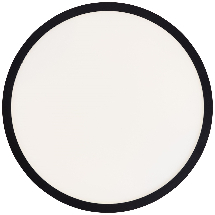 Brilliant - Lámpara de techo LED MILTON LED/24W/230V Ø 42 cm negra