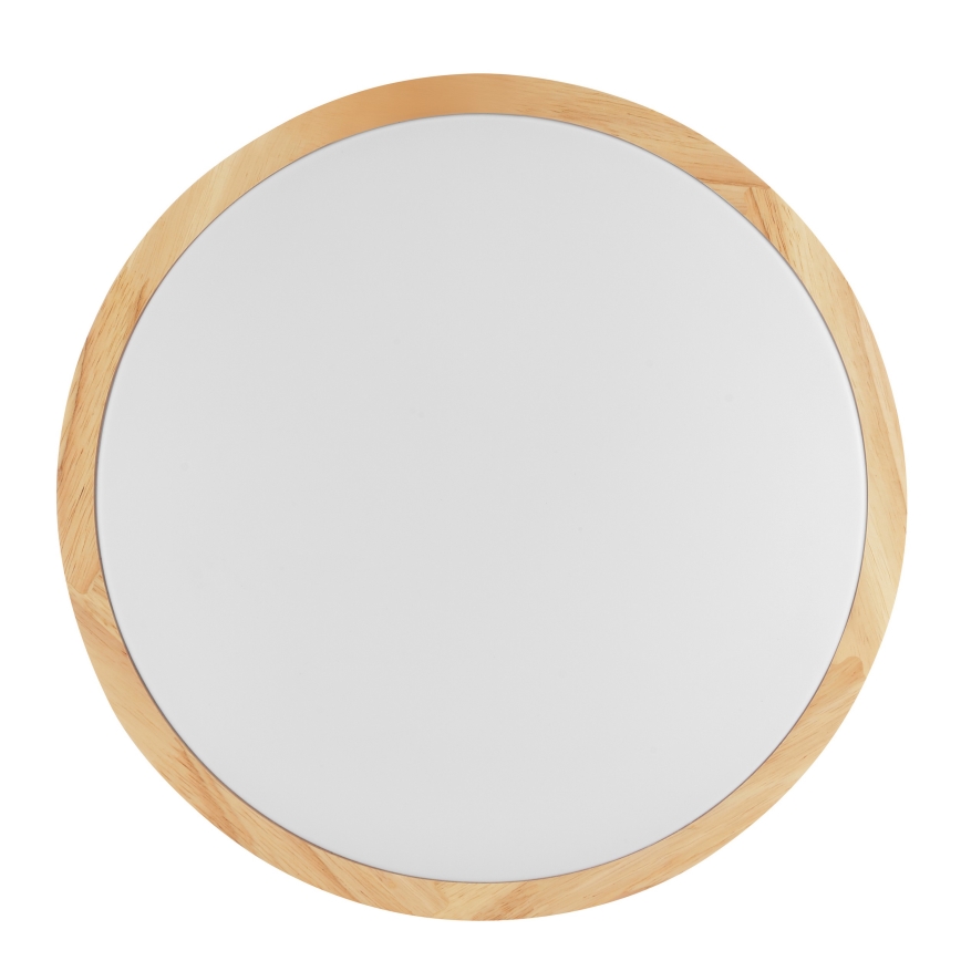 Brilliant - Luminaria de techo LED para baño MOREEN LED/18W/230V 2700/4000/6500K Ø 34 cm IP44 madera de caucho