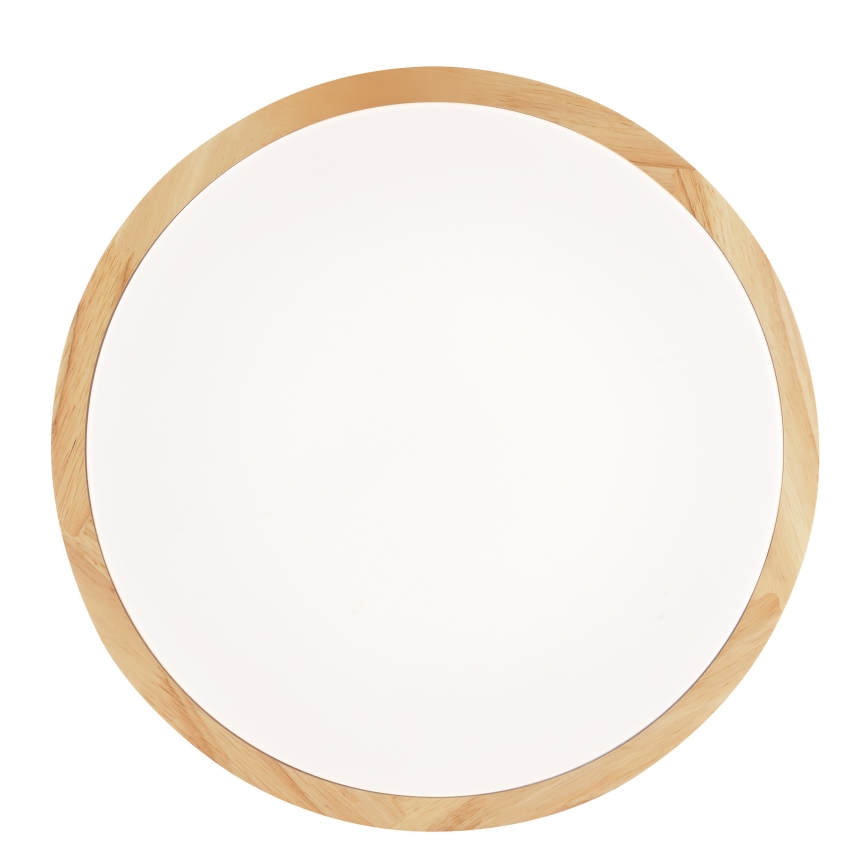 Brilliant - Luminaria de techo LED para baño MOREEN LED/18W/230V 2700/4000/6500K Ø 34 cm IP44 madera de caucho