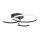 Brilliant - Lámpara de techo LED regulable AYDIN LED/34W/230V 3000-6500K negra + mando a distancia