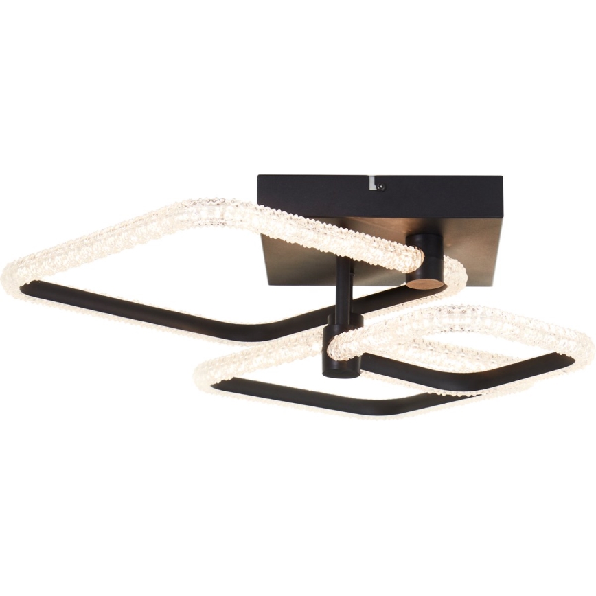 Brilliant - Lámpara de techo LED regulable AYDIN LED/30W/230V 3000-6500K negra + control remoto