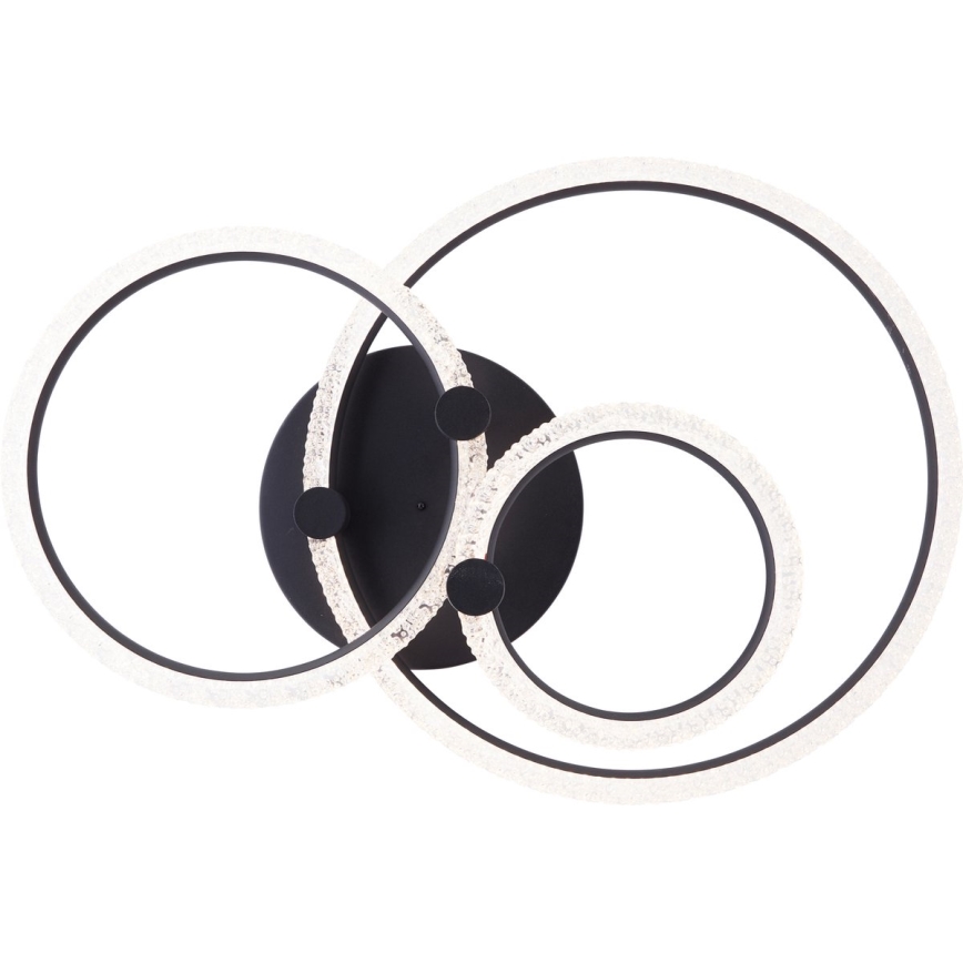 Brilliant - Lámpara de techo LED regulable AYDIN LED/34W/230V 3000-6500K negra + control remoto