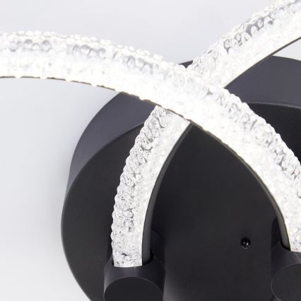 Brilliant - Lámpara de techo LED regulable AYDIN LED/34W/230V 3000-6500K negra + control remoto