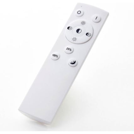 Brilliant - Lámpara de techo LED regulable AYDIN LED/34W/230V 3000-6500K negra + control remoto