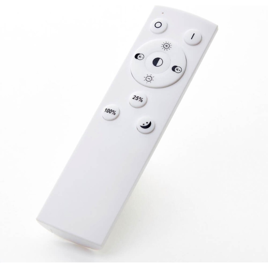 Brilliant - Lámpara de techo LED regulable AYDIN LED/34W/230V 3000-6500K negra + control remoto