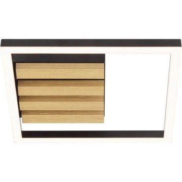 Brilliant - Lámpara de techo LED regulable CALMA LED/15W/230V negra