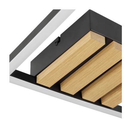 Brilliant - Lámpara de techo LED regulable CALMA LED/15W/230V negra