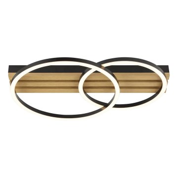 Brilliant - Lámpara de techo LED regulable CALMA LED/21W/230V negra