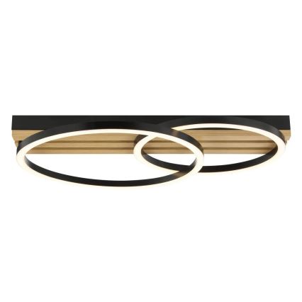 Brilliant - Lámpara de techo LED regulable CALMA LED/21W/230V negra
