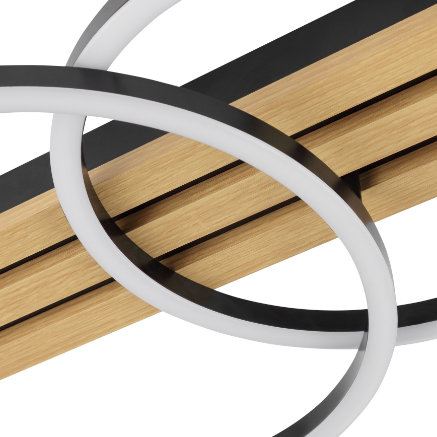 Brilliant - Lámpara de techo LED regulable CALMA LED/21W/230V negra