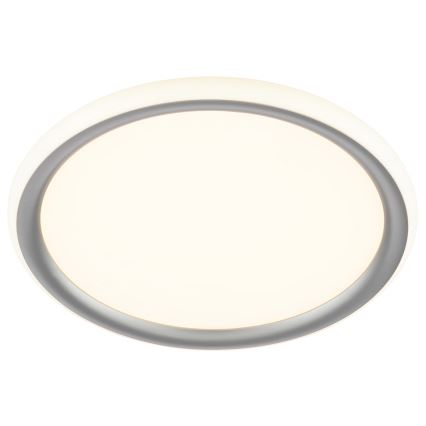 Brilliant - Lámpara de techo regulable CARLOZ LED/16W/230V Ø 30 cm blanco/gris