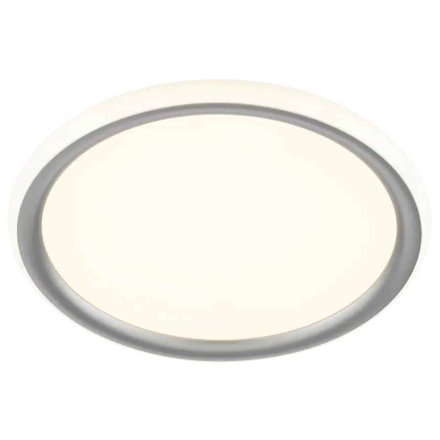 Brilliant - Lámpara de techo regulable CARLOZ LED/16W/230V Ø 30 cm blanco/gris