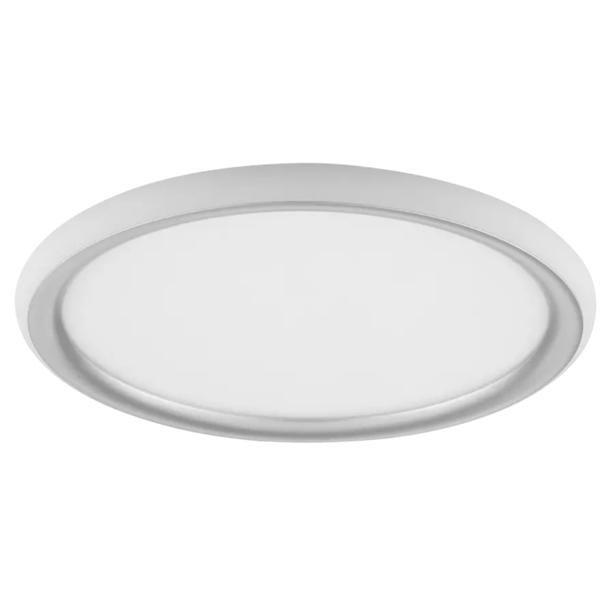 Brilliant - Lámpara de techo regulable CARLOZ LED/16W/230V Ø 30 cm blanco/gris