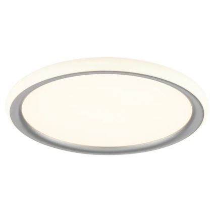 Brilliant - Lámpara de techo regulable CARLOZ LED/16W/230V Ø 30 cm blanco/gris