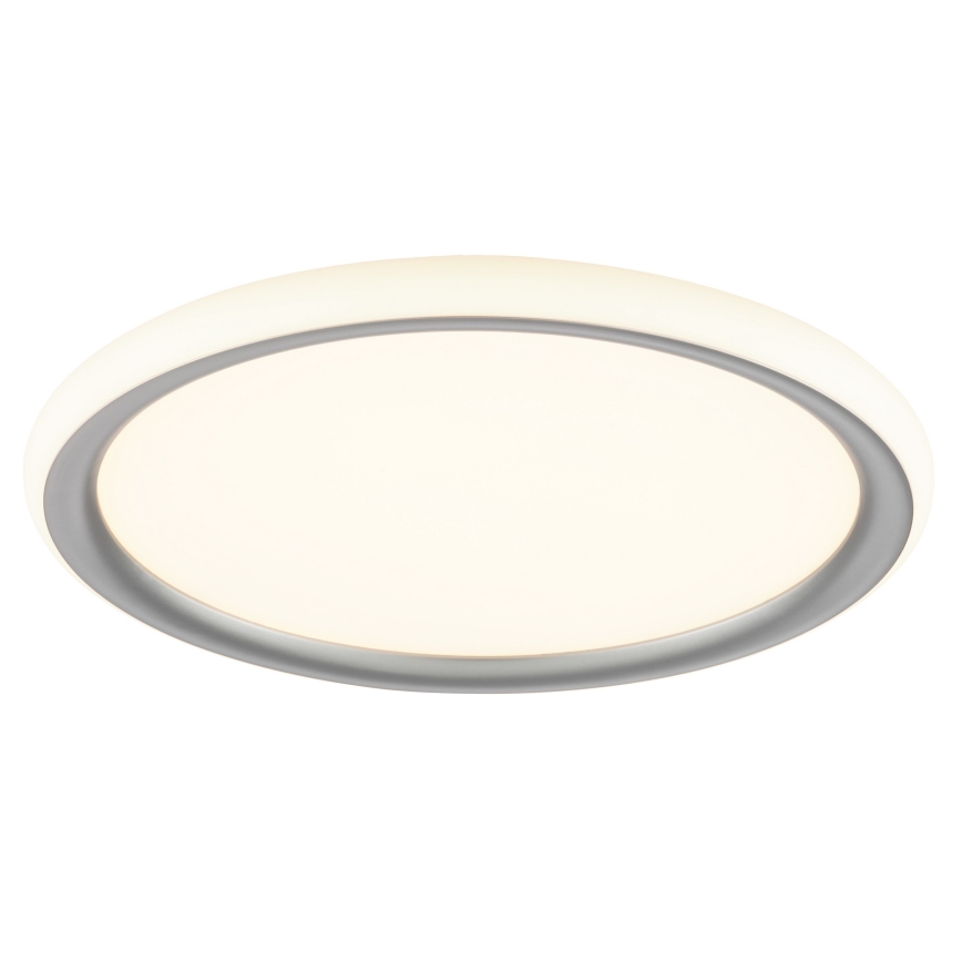Brilliant - Lámpara de techo regulable CARLOZ LED/16W/230V Ø 30 cm blanco/gris