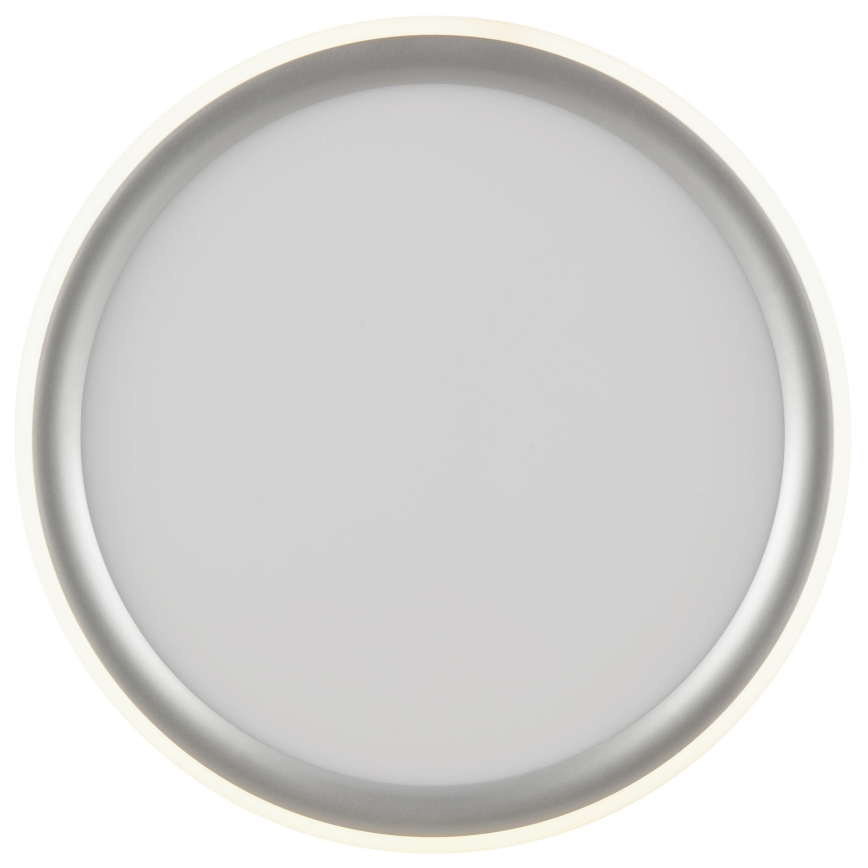 Brilliant - Lámpara de techo regulable CARLOZ LED/16W/230V Ø 30 cm blanco/gris