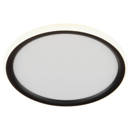 Brilliant - Lámpara de techo LED regulable CARLOZ LED/16W/230V, diámetro 30 cm, blanca/negra