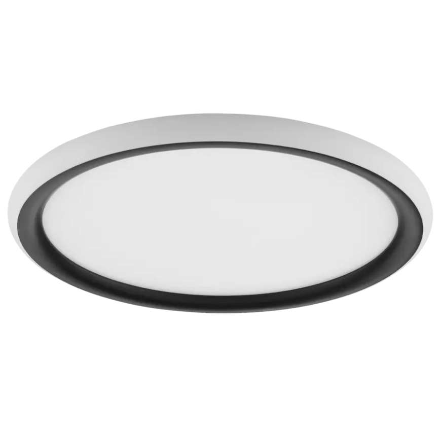 Brilliant - Lámpara de techo LED regulable CARLOZ LED/16W/230V, diámetro 30 cm, blanca/negra