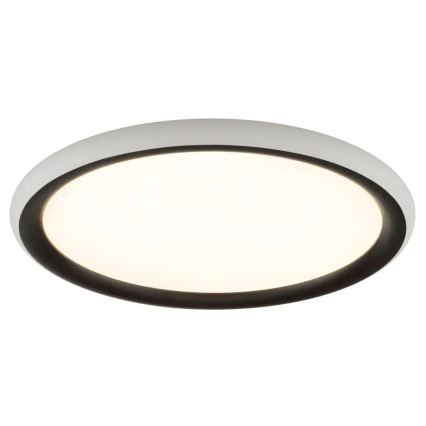 Brilliant - Lámpara de techo LED regulable CARLOZ LED/16W/230V, diámetro 30 cm, blanca/negra