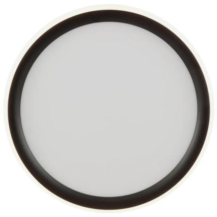 Brilliant - Lámpara de techo LED regulable CARLOZ LED/16W/230V, diámetro 30 cm, blanca/negra