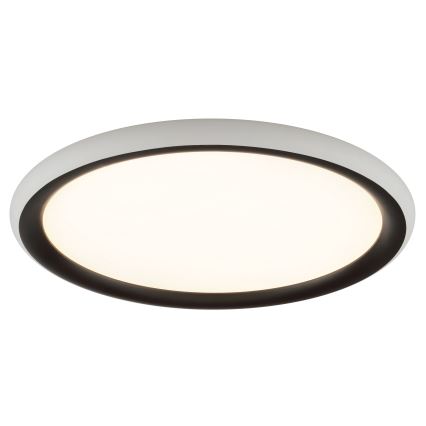 Brilliant - Lámpara de techo LED regulable CARLOZ LED/16W/230V, diámetro 30 cm, blanca/negra