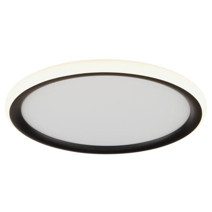 Brilliant - Lámpara de techo LED regulable CARLOZ LED/16W/230V, diámetro 30 cm, blanca/negra