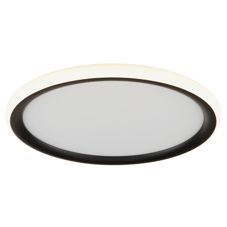 Brilliant - Lámpara de techo LED regulable CARLOZ LED/16W/230V, diámetro 30 cm, blanca/negra