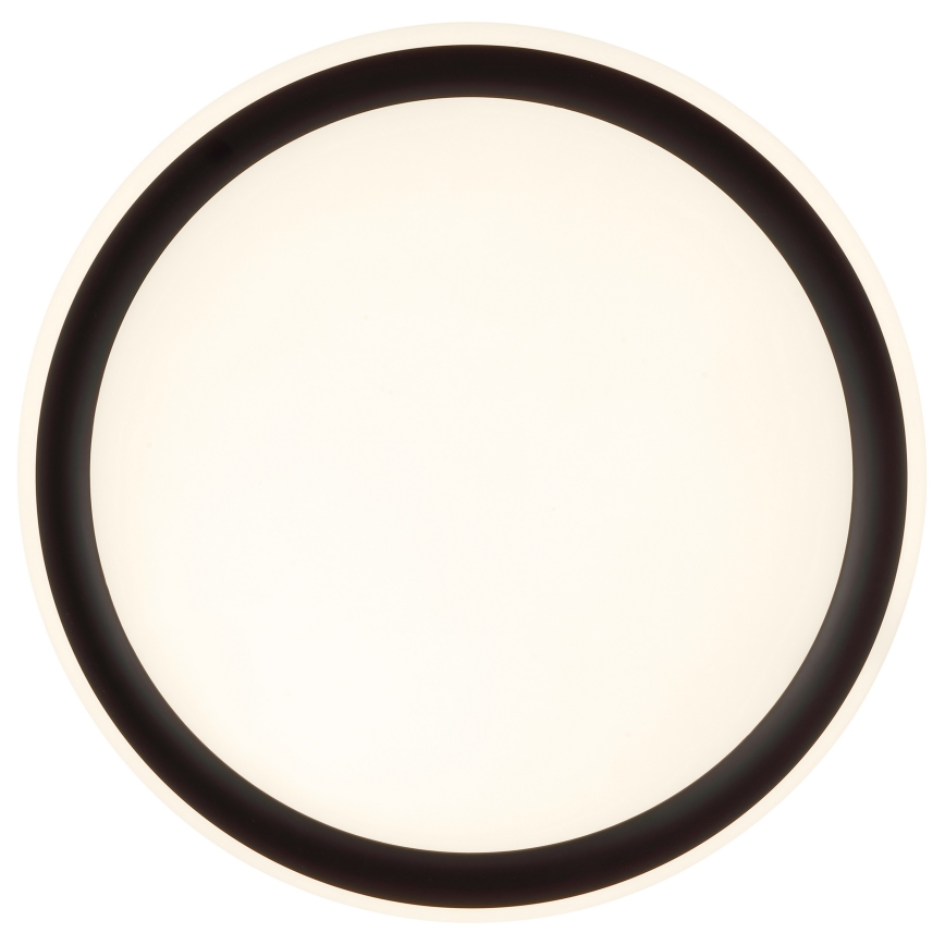 Brilliant - Lámpara de techo LED regulable CARLOZ LED/16W/230V, diámetro 30 cm, blanca/negra