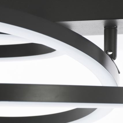 Brilliant - Lámpara de techo LED regulable PEDLEY LED/36W/230V negra